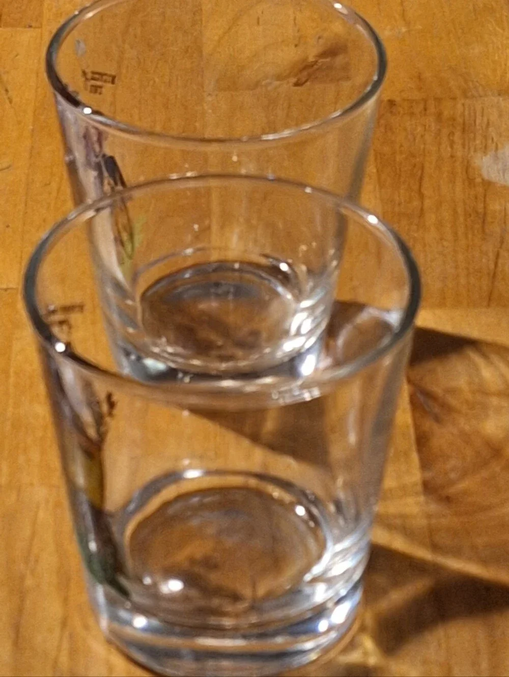 1960s | (2) Vintage Glasses 8 oz